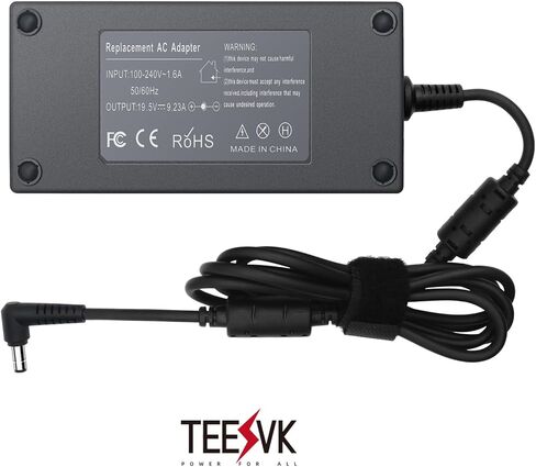 180W AC Charger for MSI GE62 GE72 GS60 GS63 GS65 GS70 GS73VR GE62VR GS63VR GS43VR GT60 GT70 GP62 GP63 GP72 GP62X GP62MVR GP62MVRX GL65 Laptop MSI Power Supply Cord 19.5V 9.23A 5.5 * 2.5mm in Kuwait