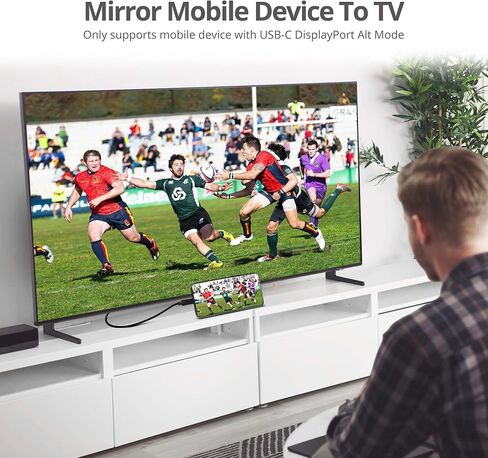 كابل SIIG بطول 6.6 قدم USB-C إلى HDMI نشط، HDMI 2.0 4K60 HDR، محمول لأجهزة الكمبيوتر المحمولة التي تعمل بنظام Windows وMac أو الهاتف الذكي والكمبيوتر اللوحي، يلزم وضع USB-C DP Alt (CB-TC0J11-S1) in Saudi Arabia