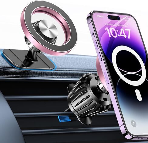 for Magsafe Car Mount【20 Strong Magnets】Magnetic Phone Holder for Car Phone Holder Mount Dash【360° 】Phone Holders for Your Car Accessories Cell phone Car Mount For iPhone 15 14 13 12 Pro Max Plus Max in Saudi Arabia