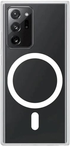 جراب Galaxy Note 20 Ultra مغناطيسي [يدعم شاحن Magsafe] لاسلكي مضاد للخدش ومضاد للصدمات غير لامع لحماية الكاميرا، غطاء هاتف رفيع رفيع لهاتف Samsung Galaxy Note 20 Ultra-Black in Kuwait