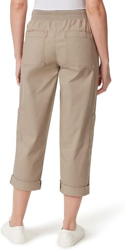 Gloria Vanderbilt Women's Pull on Drawstring Cargo Capri, LAKESIDE, 6 in Saudi Arabia