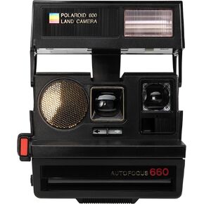 Polaroid SUN 660 Autofocus Instant Camera with Strap - Tested