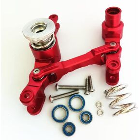 Aluminum Ajustable Steering Assembly with Bearings Red for Traxxas 1/5 X-MAXX XMAXX 6S 8S 7746