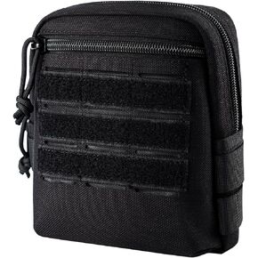TACNEX Tactical Utility Pouch CCW Belt MOLLE Pouch Range Gear EDC Carry Waist Bag Small Items Storage Addition Pockets to Backpack Vest Police Military Shooting Hunting Camping Hiking