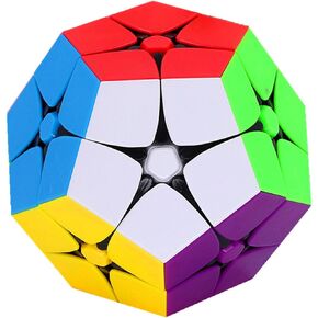CuberSpeed 2x2 Megaminx stickerless Magic Cube Kilominx 2x2 Color Speed Cube