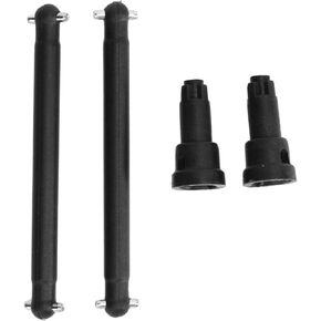 Fussbudget 2 Pcs RC Metal Rear CVD Drive Shaft Dogbone Set RC Vehicle Rotor Shafts for SCY16101 16102 16103 16201 1/16 RC Car Upgrade Accessories
