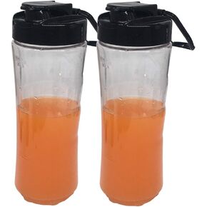 2pcs Replacement 20 oz bright Sport Bottle cup with lid for Oster MyBlend blender BLSTPB models and BLSTP2 models blender