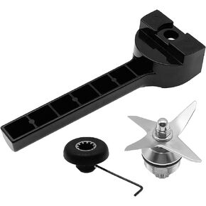 Blender Wet Blade Assembly with Wrench & Drive Socket Removal Tool Kit Vit-amix Blade Replacement Part for Vit-amix 5200 Series Standard Blender Mixer Household 64, 32 oz Containers