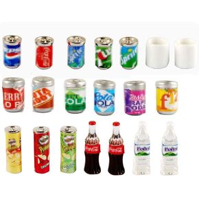 NWFashion Miniature Drinks Bottle (20pcs Mix)