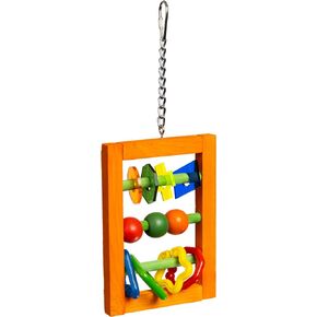 Prevue Pet Products Physical & Mental Bodacious Bites Abacus Bird Toy 60954