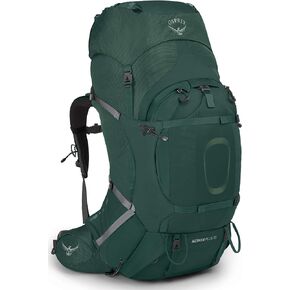 Osprey Aether Plus 70L Men's Backpacking Backpack, Axo Green, S/M