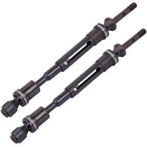 RC Car Drive Shaft, Metal Front Rear Drive Shaft Transmission Shaft Accessory Parts Compatible with Traxxas Slash Huan Qi 727 Truck Car(Rear) Car Model Accessory