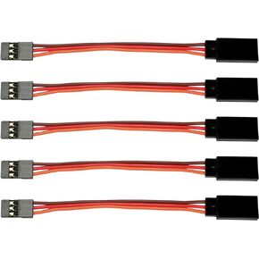 Apex RC Products 3" / 75mm JR Style Servo Extension - 5 Pack #1002