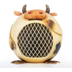 Tooarts حليب البقر حصالة نقود معدنية الحيوان حصالة على شكل حيوان توفير المال غرفة زخرفة صندوق ديكور المنزل هدايا طفلة ، هدايا عيد ميلاد in Kuwait