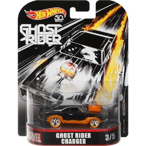 Hot Wheels Ghost Rider Charger Vehicle, 1:64 Scale