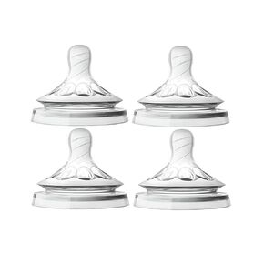 Philips Avent Natural Nipple Newborn Flow - 4 Count (Pack of 1 )