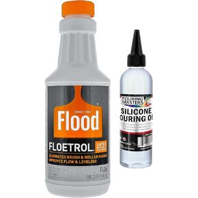 U.S. Art Supply Floetrol Pouring Medium and Pouring Oil for Acrylic Paint Creating Cells