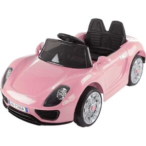 Lil' Rider Kids Ride On Car with Remote Control – Sports Car for Kids 6V Battery Powered Ride On Toys with Sound, MP3 and USB for Ages 3 – 6 (Pink)