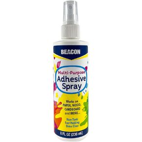 BEACON Fast-Holding, Non-Toxic Multi-Purpose Adhesive Spray for DIY Enthusiasts, Builders, Teachers and More, 8-Ounce