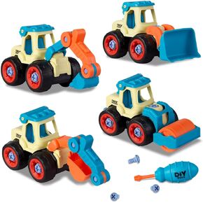 ألعاب رمال الشاطئ للأطفال الصغار من عمر 3 إلى 5 سنوات، ألعاب صندوق رمل خارجي، ألعاب أطفال للأطفال بعمر 2 3 4 سنوات، شاحنة ألعاب بناء جذعية، حفار، جرافة، مثقاب أرضي، مدحلة طريق (أزرق) in Kuwait