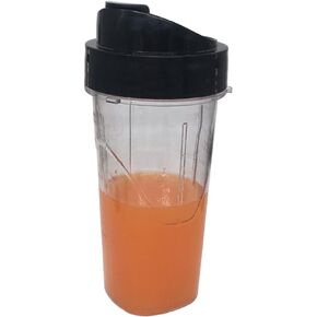 Replacement 24-oz Blend-N-Go Cup with lid &Pro blad&Blender Jar Bottom 179854-000-000 For Oster Pro 1200 Blenders (1 * 24oz cup with lid+1*Jar Bottom withpro blade)