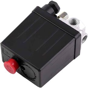 Air Compressor Pressure Switch Control Valve Replacement Parts 90-120 PSI for Hitachi 882-609 PS104PPL 240V Replaces Models EC12, EC129, EC10, EC119, EC79