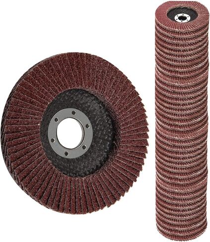 Flap Discs 40 PCS 4.5 Inch - 40 Grit Grinding Discs 4 1/2 Assorted Sanding Grinding Wheels,Aluminum Oxide Abrasives,Grinder disc in Saudi Arabia