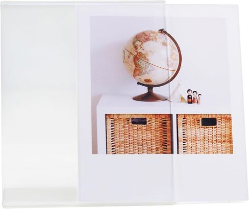 إطار صورة مربع لكاميرا Fujifilm Instax SQ Film SQ1 SQ6 SQ10 SQ20 SQ40 NONS SL660 المربعة الفورية، شفاف، عبوة من 5 قطع. (شكل L) in Saudi Arabia