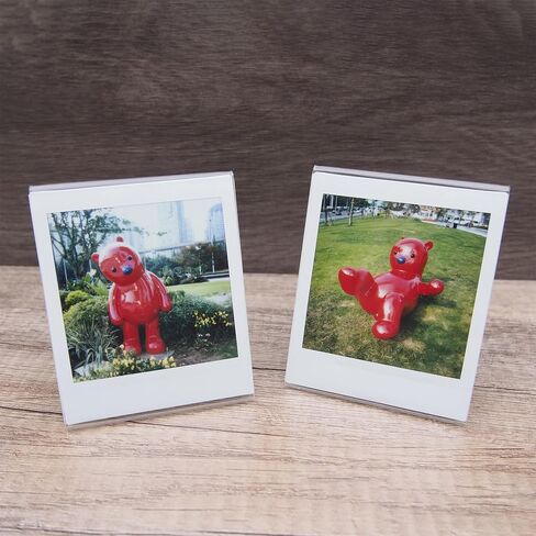 إطار صورة مربع لكاميرا Fujifilm Instax SQ Film SQ1 SQ6 SQ10 SQ20 SQ40 NONS SL660 المربعة الفورية، شفاف، عبوة من 5 قطع. (شكل L) in Saudi Arabia