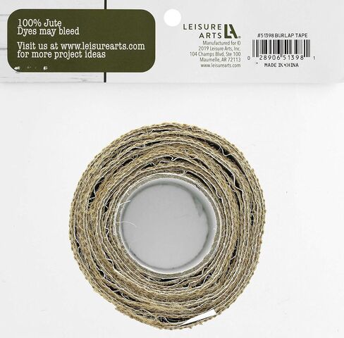 Leisure Arts Adhesive Tape Burlap, Natural in Saudi Arabia