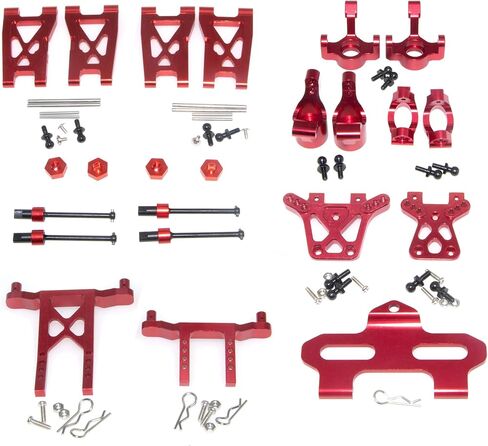 مجموعة ترقية من سبائك الألومنيوم المعدنية لـ Traxxas 1/18 LaTrax Teton Rally Desert Prerunner SST Rc استبدال قطع غيار السيارات 7615 7637 7650 7669 7532 7630 (أزرق) in Saudi Arabia