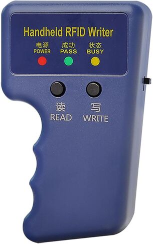 XIXEI كاتب قارئ RFID محمول، ترقية ناسخ بطاقة الهوية الذكية + 5 قطع بطاقات قابلة للكتابة + 5 قطع مفاتيح، تستخدم لـ T5577، EM4305، EM4100، SIC7888، EL8265، TK4100، المواقع التي يتم التحكم في الوصول إليها. in Kuwait