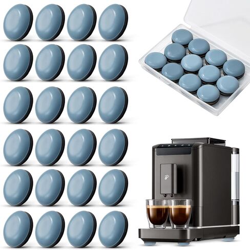 24 Pack Appliance Sliders for Kitchen Appliances Self-Adhesive Small Kitchen Appliance Slider Easy Sliders Appliance Movers Appliance Accessories for countertop Counter Slider Furniture Sliders in Kuwait
