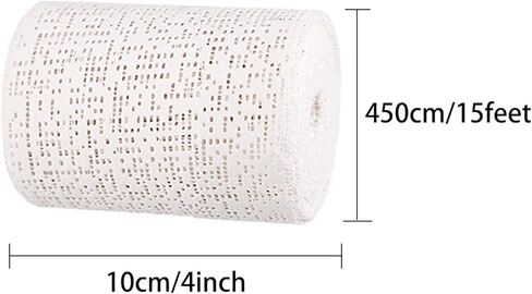 12 حزمة من شرائط الجص المصنوعة من القماش الجص من الشاش السائبة لحرف الهوايات، لفات من القماش الجص مقاس 4 بوصات × 15 قدمًا لصب البطن، وصناعة الأقنعة، والمنحوتات، وقوالب الجسم، والمشروعات اليدوية، وفنون المناظر الطبيعية in Kuwait