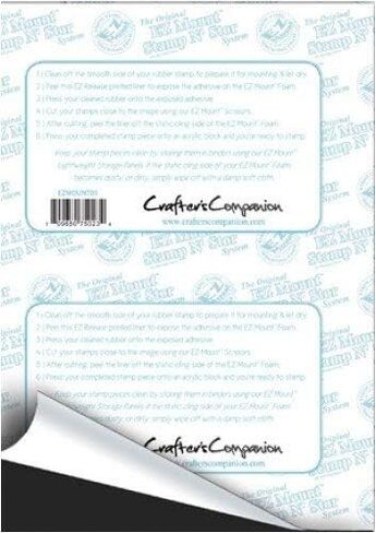 2 × ورقة تركيب من إسفنج EZMount رفيعة من المطاط الأسود مقاس 8.5 بوصة × 11 بوصة in Kuwait