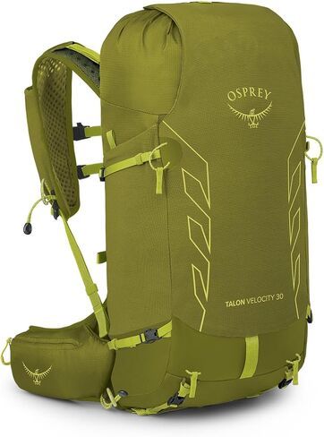 حقيبة ظهر Osprey Talon Velocity 30L للرجال للمشي لمسافات طويلة، فحمي داكن/Tumbleweed، L/XL in Saudi Arabia