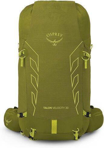 حقيبة ظهر Osprey Talon Velocity 30L للرجال للمشي لمسافات طويلة، فحمي داكن/Tumbleweed، L/XL in Saudi Arabia