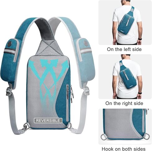 حقيبة G4Free Sling Bag Sling Backpack Crossbody Chest Bag Daypack للمشي لمسافات طويلة والسفر in Kuwait