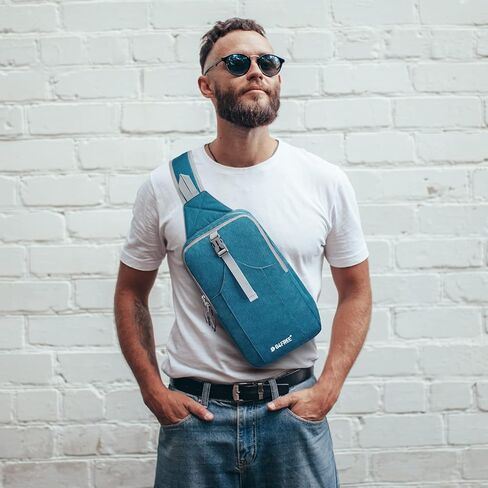 حقيبة G4Free Sling Bag Sling Backpack Crossbody Chest Bag Daypack للمشي لمسافات طويلة والسفر in Kuwait