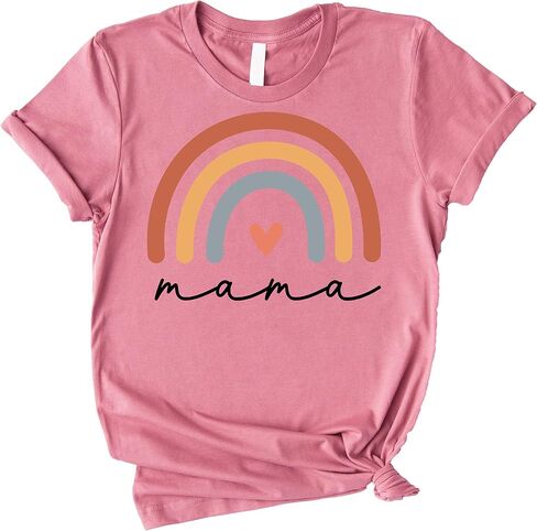 Olive Loves Apple Mommy & Me Matching Rainbow Heart Cursive Shirts & Bodysuits for Kids & Adults in Kuwait