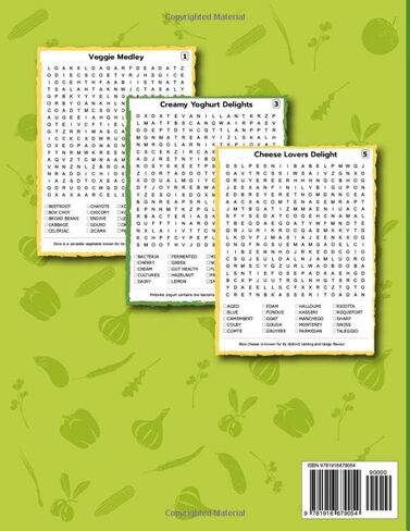 Food & Cooking Word Search Large Print for Adults: Our 100 Themed Puzzles will challenge your mind, and expand your knowledge with 2000 words intriguing fact on each page in Saudi Arabia