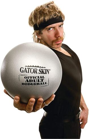 S&S Worldwide Gator Skin Official Adult Dodgeball, 12" Diameter, Vinyl in Saudi Arabia
