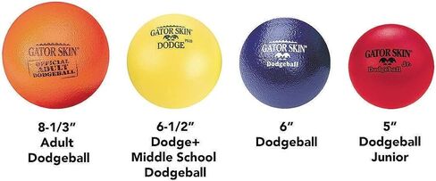 S&S Worldwide Gator Skin Official Adult Dodgeball, 12" Diameter, Vinyl in Saudi Arabia
