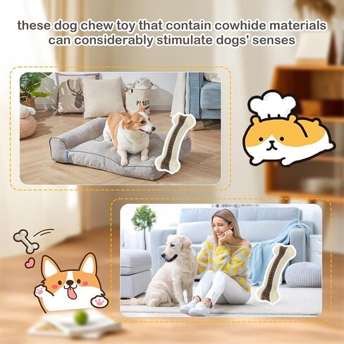 لعبة للكلاب الأليفة - عصا مضغ متينة للتسنين للكلاب الصغيرة، وجبة خفيفة للكلاب الصغيرة والمسترد الذهبي والسلالات الكبيرة، لعبة مضغ للكلاب (حلقة) in Kuwait