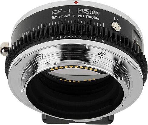 Vizelex Fusion ND Throttle Smart Adapter Compatible with Canon EF Full Frame Lenses on Select L-Mount Alliance Cameras in Saudi Arabia