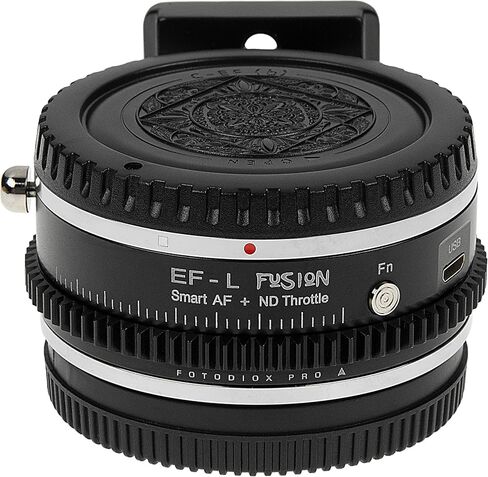 Vizelex Fusion ND Throttle Smart Adapter Compatible with Canon EF Full Frame Lenses on Select L-Mount Alliance Cameras in Saudi Arabia