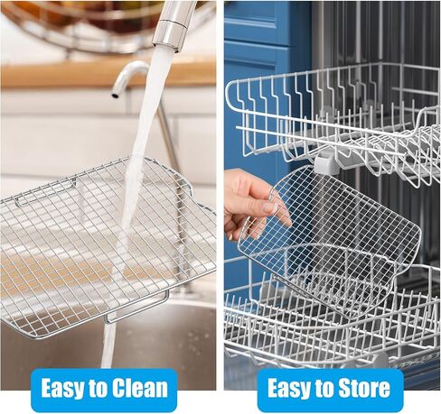 Dehydrator Stand Rack for Ninja Foodi AG300 Grill, 3 Stackable Layers Dehydrator Stand for Ninja Foodi AG300 Accessories, Rectangle Air Fryer Accessories for Ninja AG300 AG301 Foodi Grills in Saudi Arabia