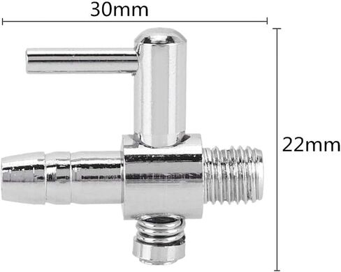 10 Pieces 2-Way Aquarium Air Flow Control Valve Aquarium Lever Pump Double Way Valve for Aquarium Fish Tank in Kuwait