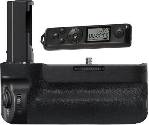 حامل بطارية عمودي VG-C3EM لكاميرات Sony A9 A7III A7RIII، مزامنة جميع الوظائف، يحمل بطاريتين ليثيوم أيون NP-FZ100 قابلة لإعادة الشحن in Kuwait