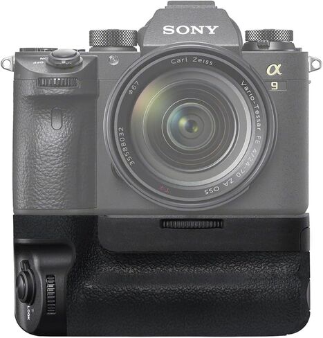 حامل بطارية عمودي VG-C3EM لكاميرات Sony A9 A7III A7RIII، مزامنة جميع الوظائف، يحمل بطاريتين ليثيوم أيون NP-FZ100 قابلة لإعادة الشحن in Kuwait